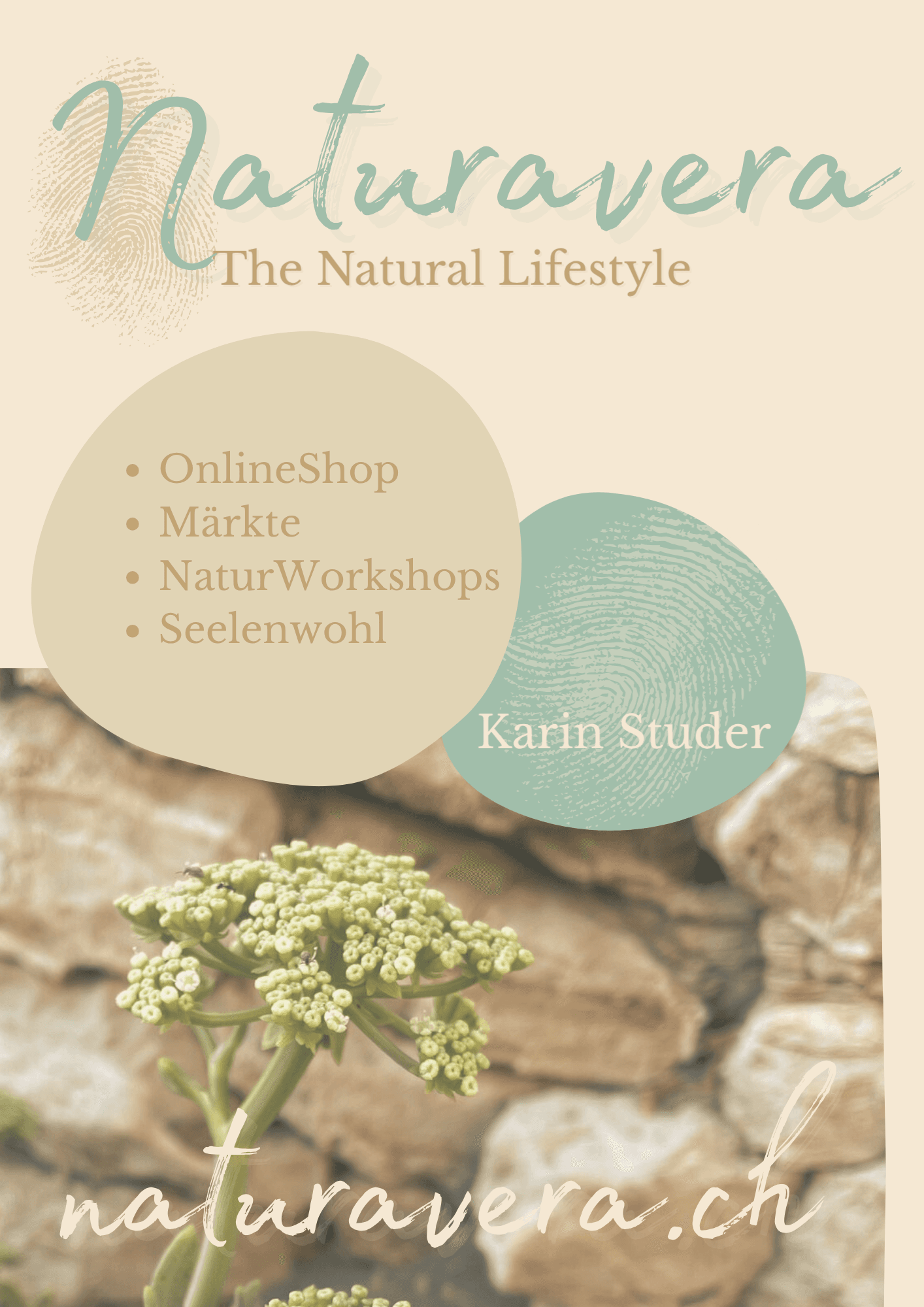 Naturavera - The Natural Lifestyle. OnlineShop, Märkte, NaturWorkshops, Seelenwohl. Karin Studer.